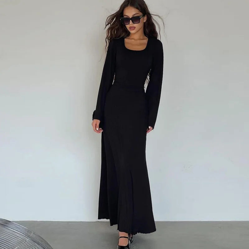 Mystique-Sexy Long Sleeve Women Dress
