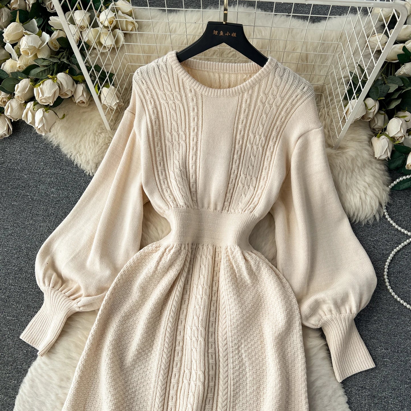 Timeless Majesty- Knit Long Dress