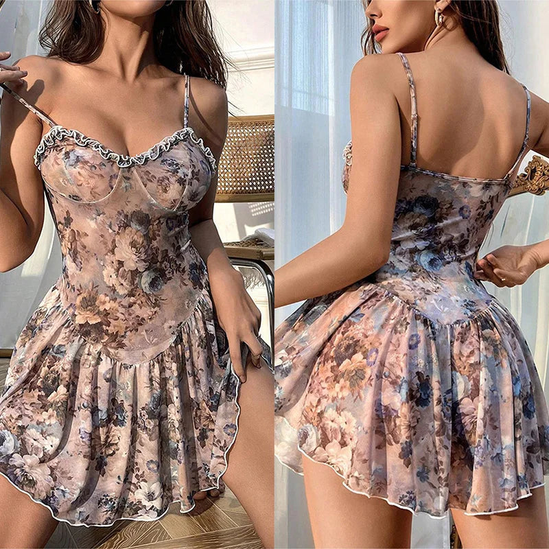 Malena- Floral Baby Doll